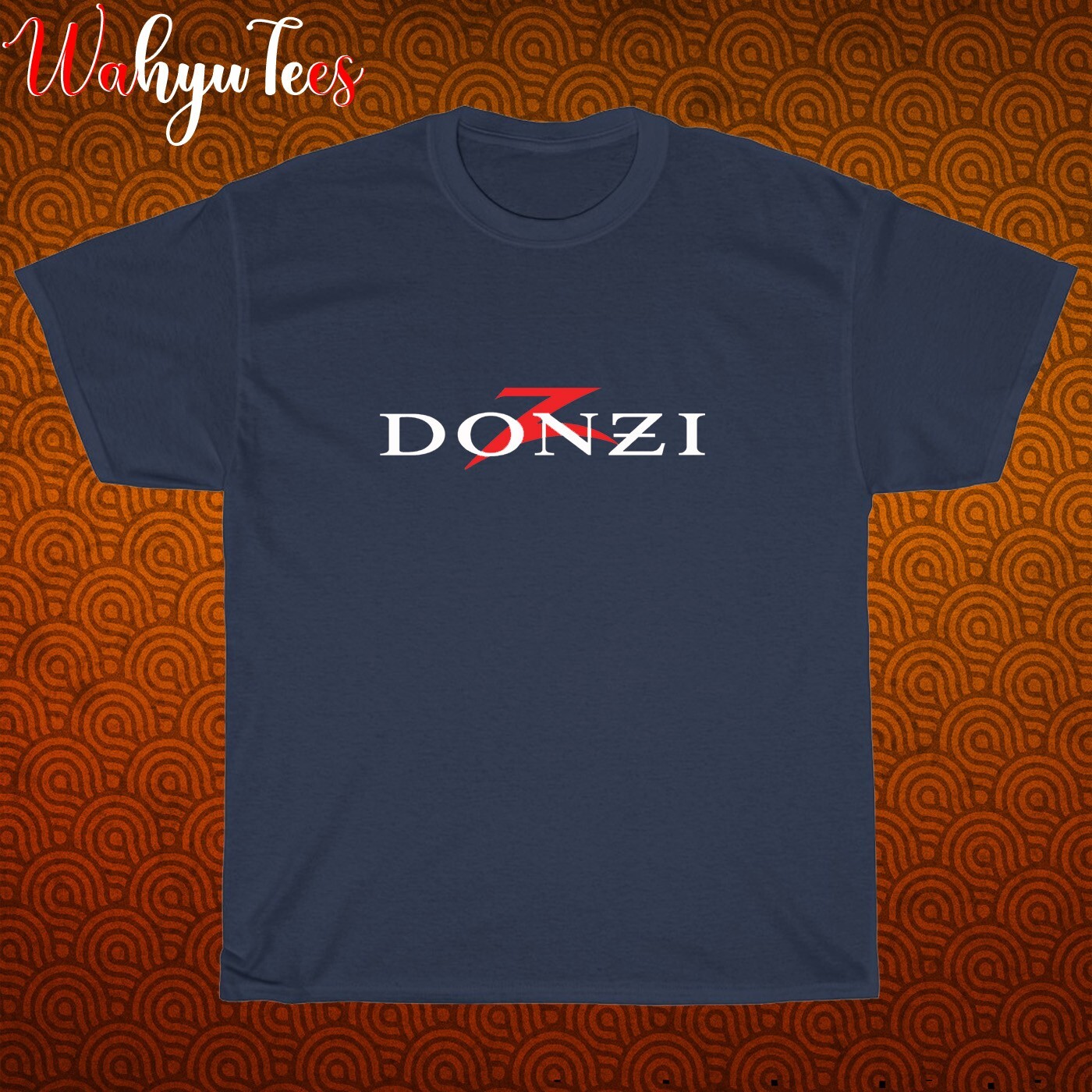 New Donzi Marine Logo Black/Grey/Navy/White Size S-5XL Unisex T-Shirt