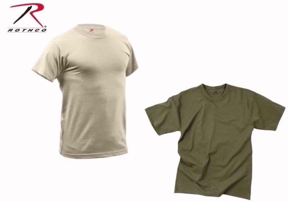 Rothco 9505 / 9580 Mens Quick Dry Moisture Wicking T-Shirt (Choose Sizes)