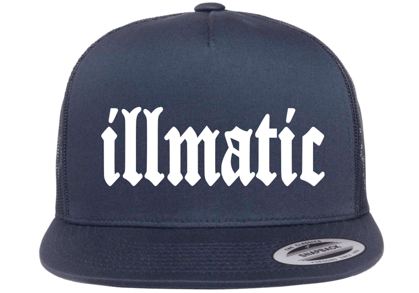Illmatic Nas Trucker Hat Mesh Back Snapback Hip Hop Street Baseball Unisex Cap