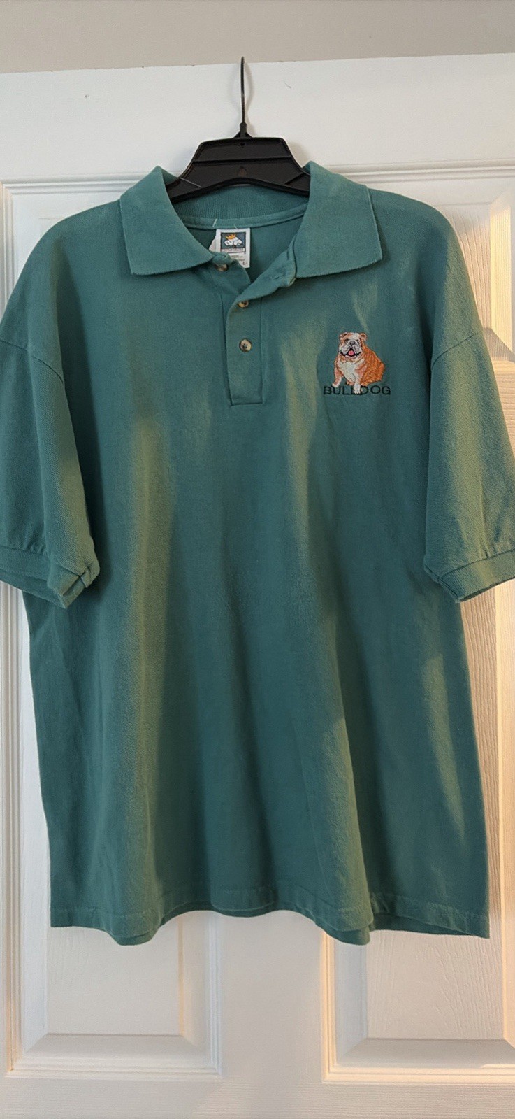 Bulldog Green Men’s Polo Shirt