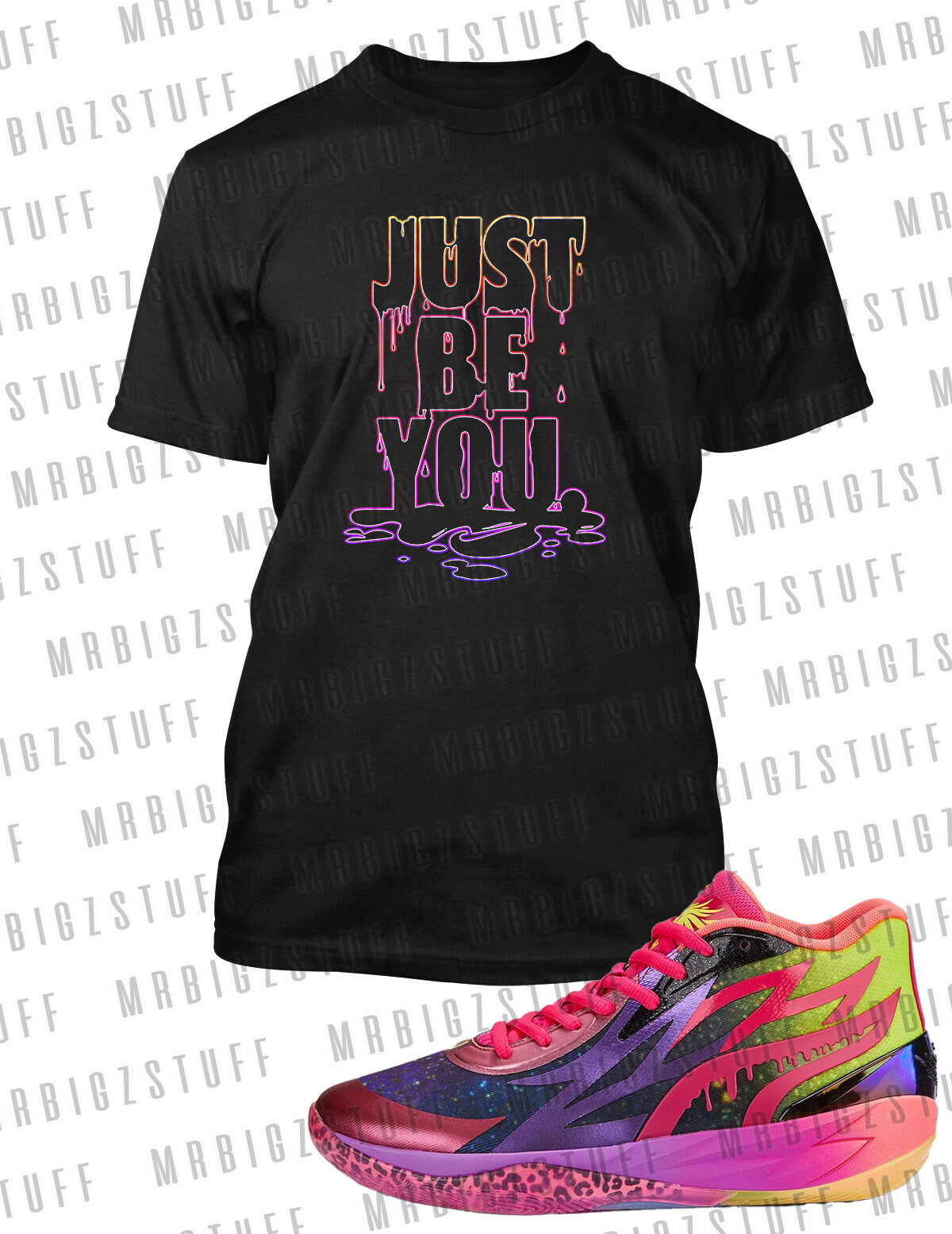 Mens Just Be You Tee Shirt to Match PMB02 Graphic Pro Club Shaka RTP Big Tall SM