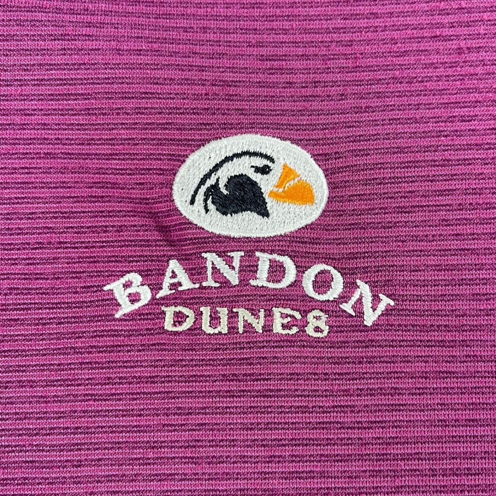 Peter Millar Men XXL Purple Polo Bandon Dunes Golf Shirt Striped Performance