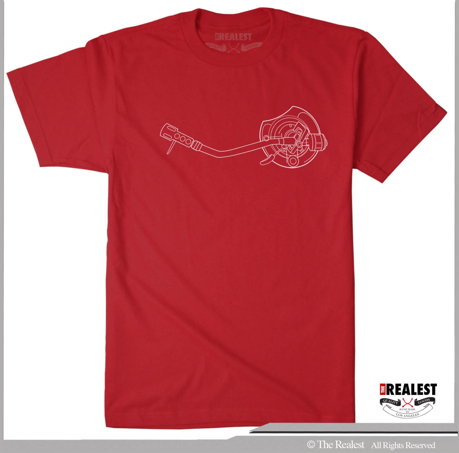 DJ TONE ARM T SHIRT VARIOUS COLORS SIZES M-2XL 1200 TURNTABLE MUSIC PRODUCER