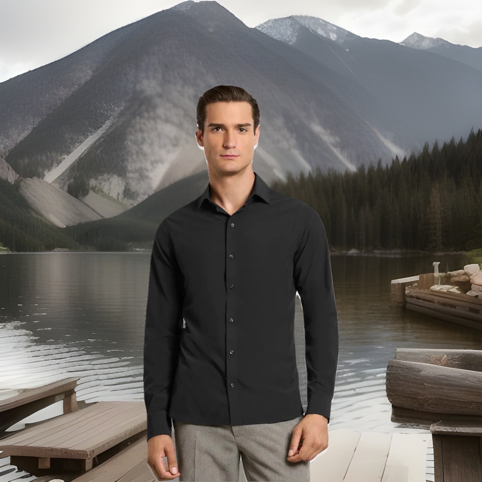 Van Heusen Slim Fit Dress Shirt New Multiple Variations