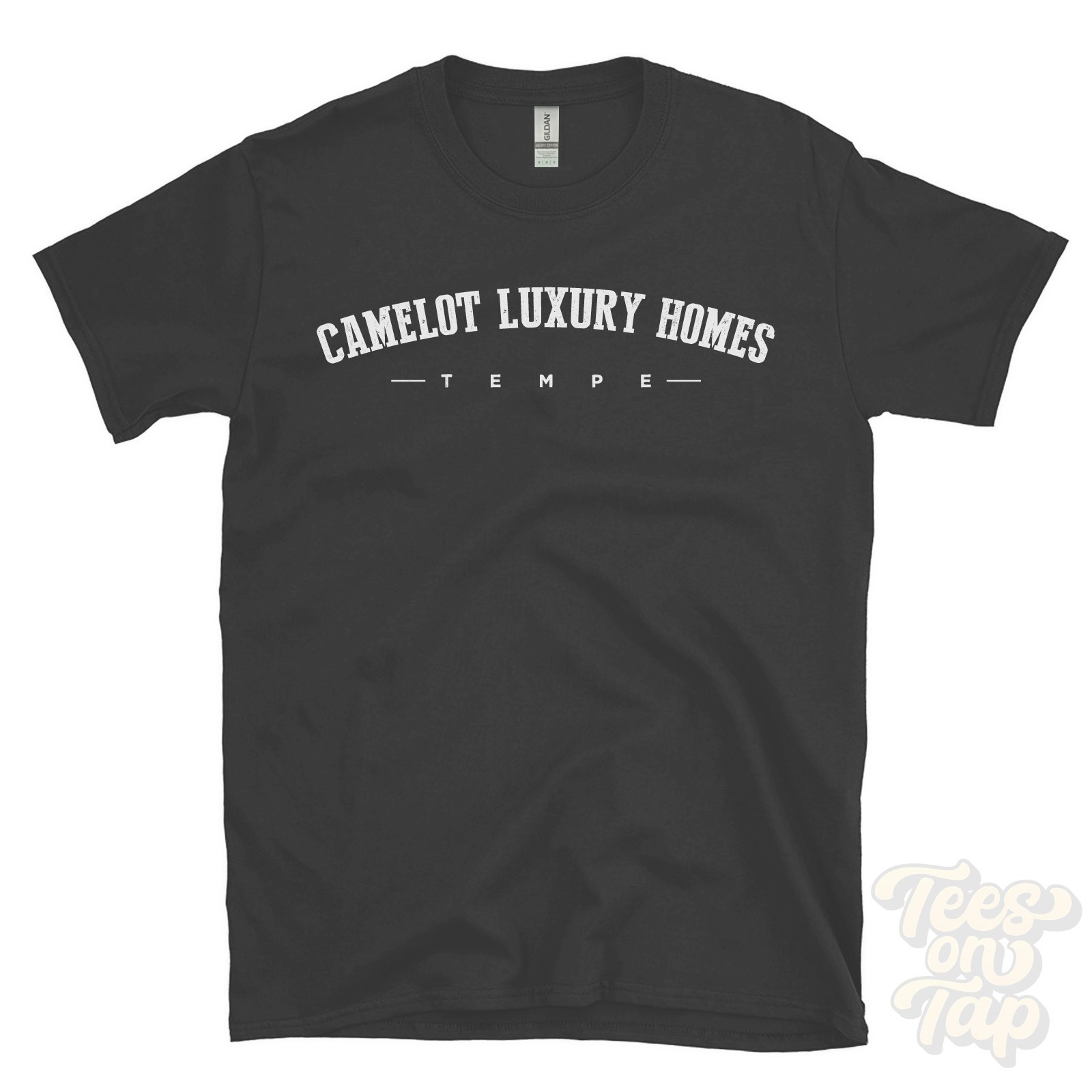 CAMELOT LUXURY HOMES TEMPE T-SHIRT USA retro varsity style gift