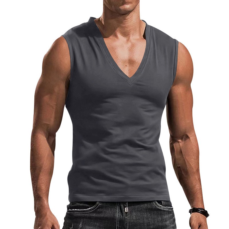 Summer Sleeveless V-Neck Minimalist Vest