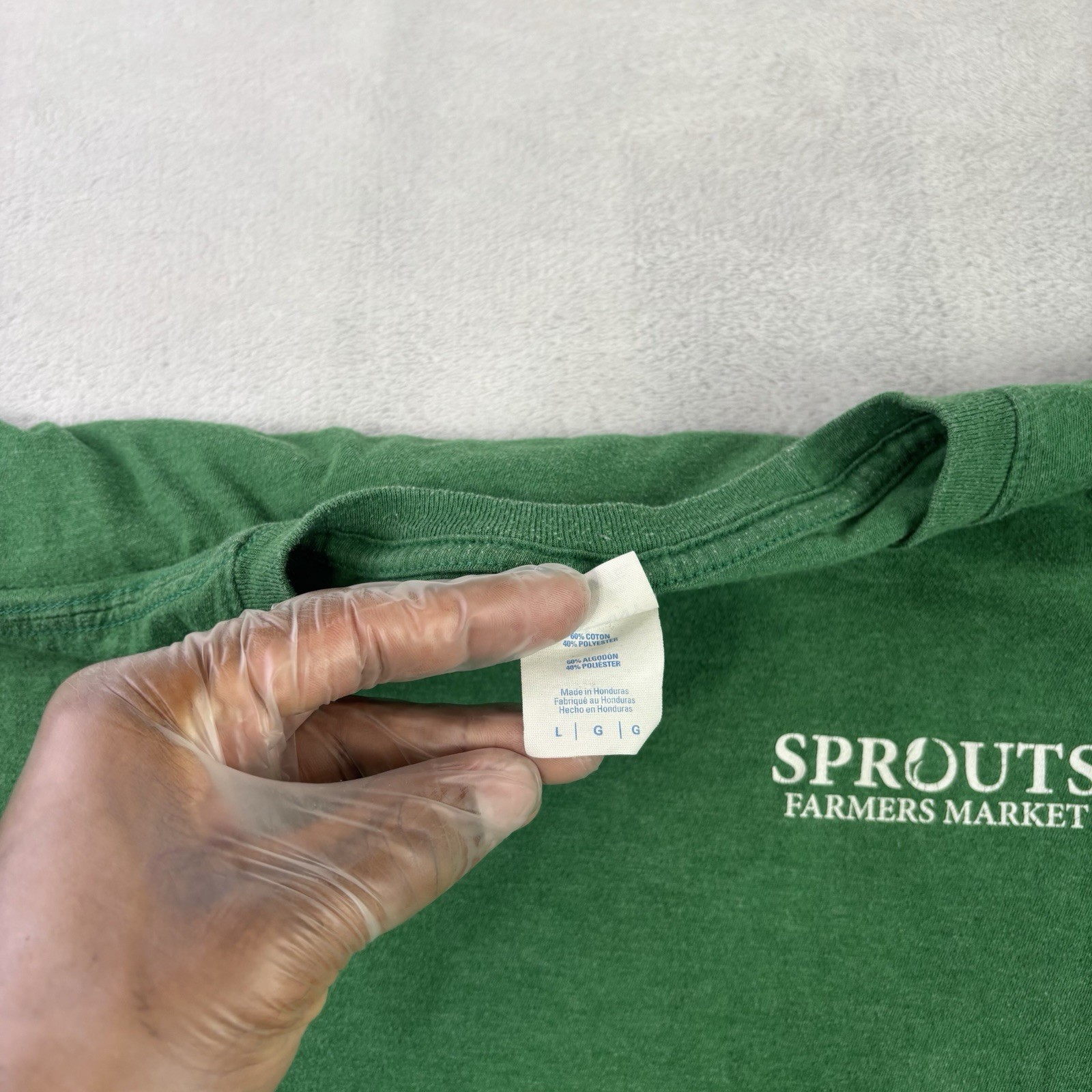Port Authority Sprout’s Farmers Market Avo Nice Day Green SS Graphic Shirt Men L