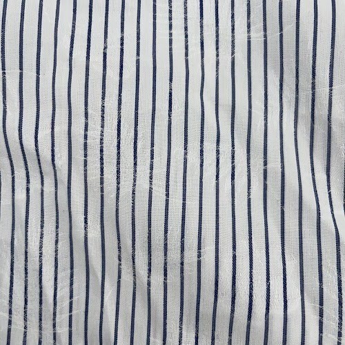 Bugatchi Button Up shirt Mens XXL Striped with threaded overlay design Long