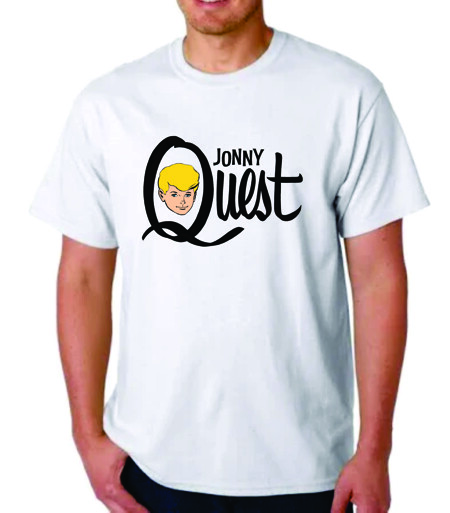 JONNY QUEST LOGO T-SHIRT HANNA BARBERA CARTOON ANIMATION