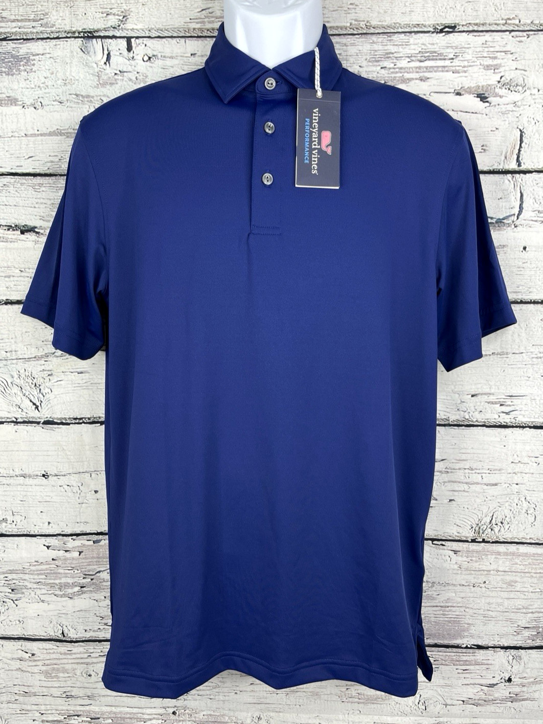 Vineyard Vines Men’s On The Go Sankaty Polo Blue Depth Size Small (S) -NEW