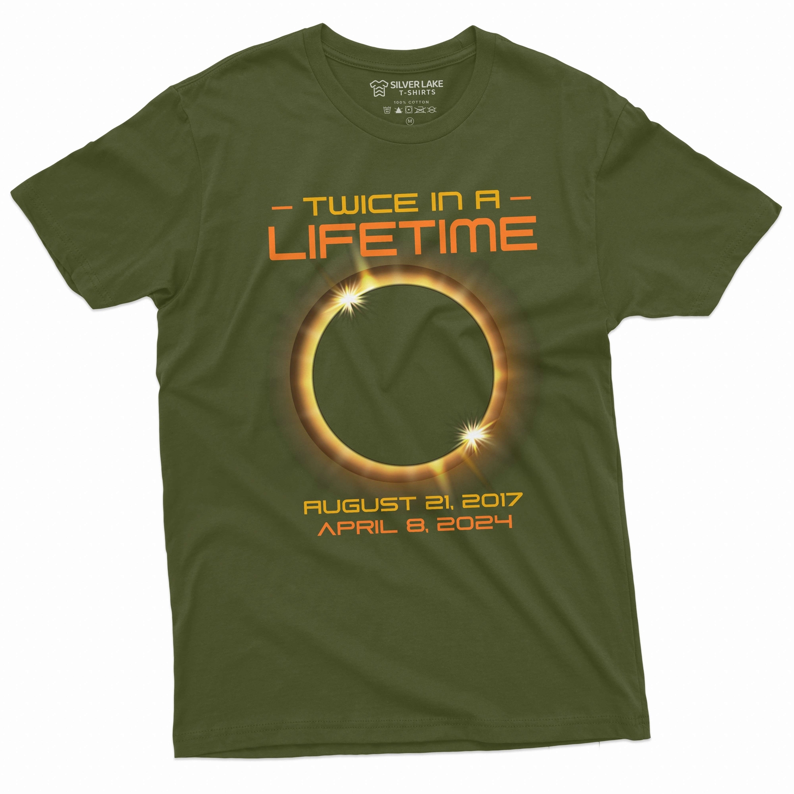 solar eclipse shirt Twice in a lifetime total Solar eclipse of April 8, 2024 Tee
