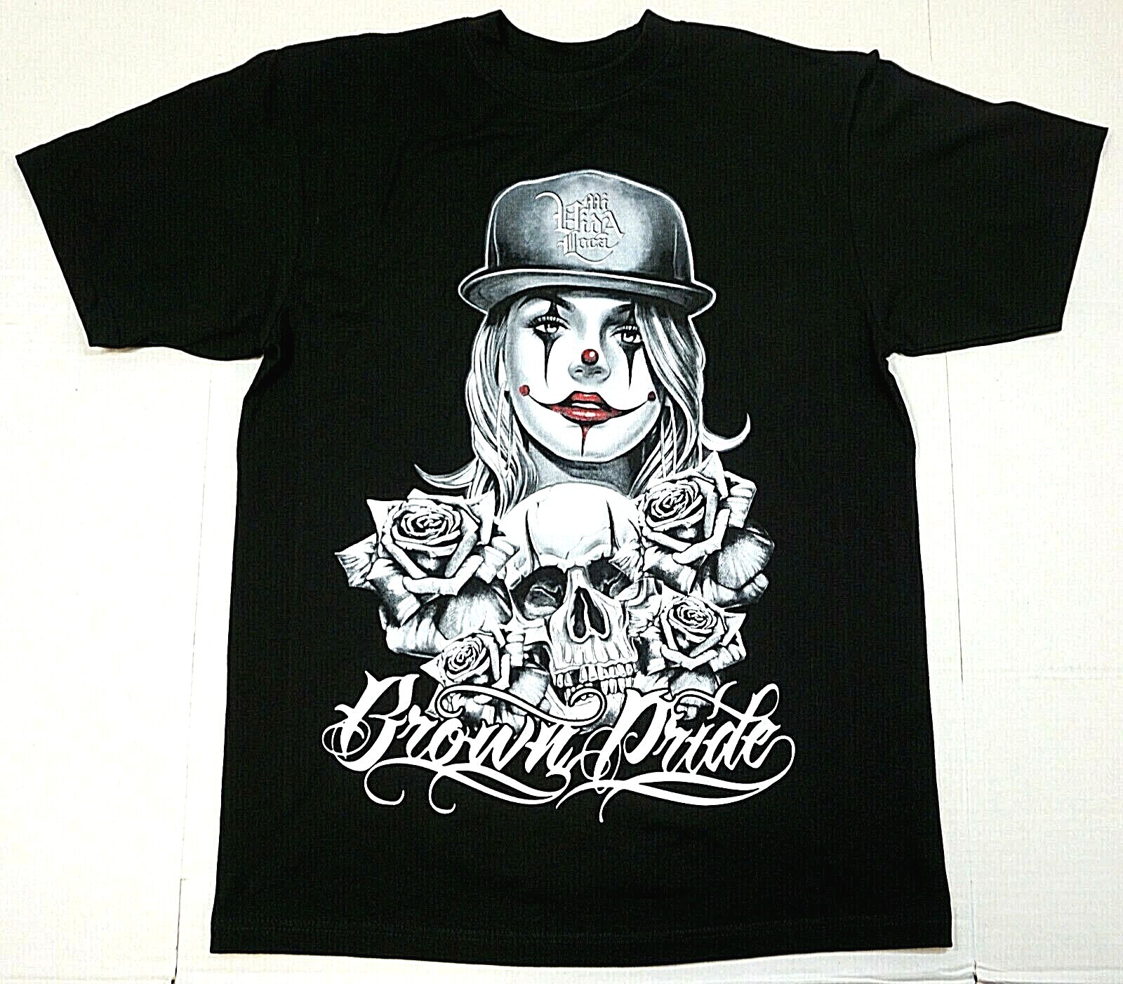 BROWN PRIDE T-shirt Mi Vida Loca Urban Streetwear Men’s 100% Cotton Tee New