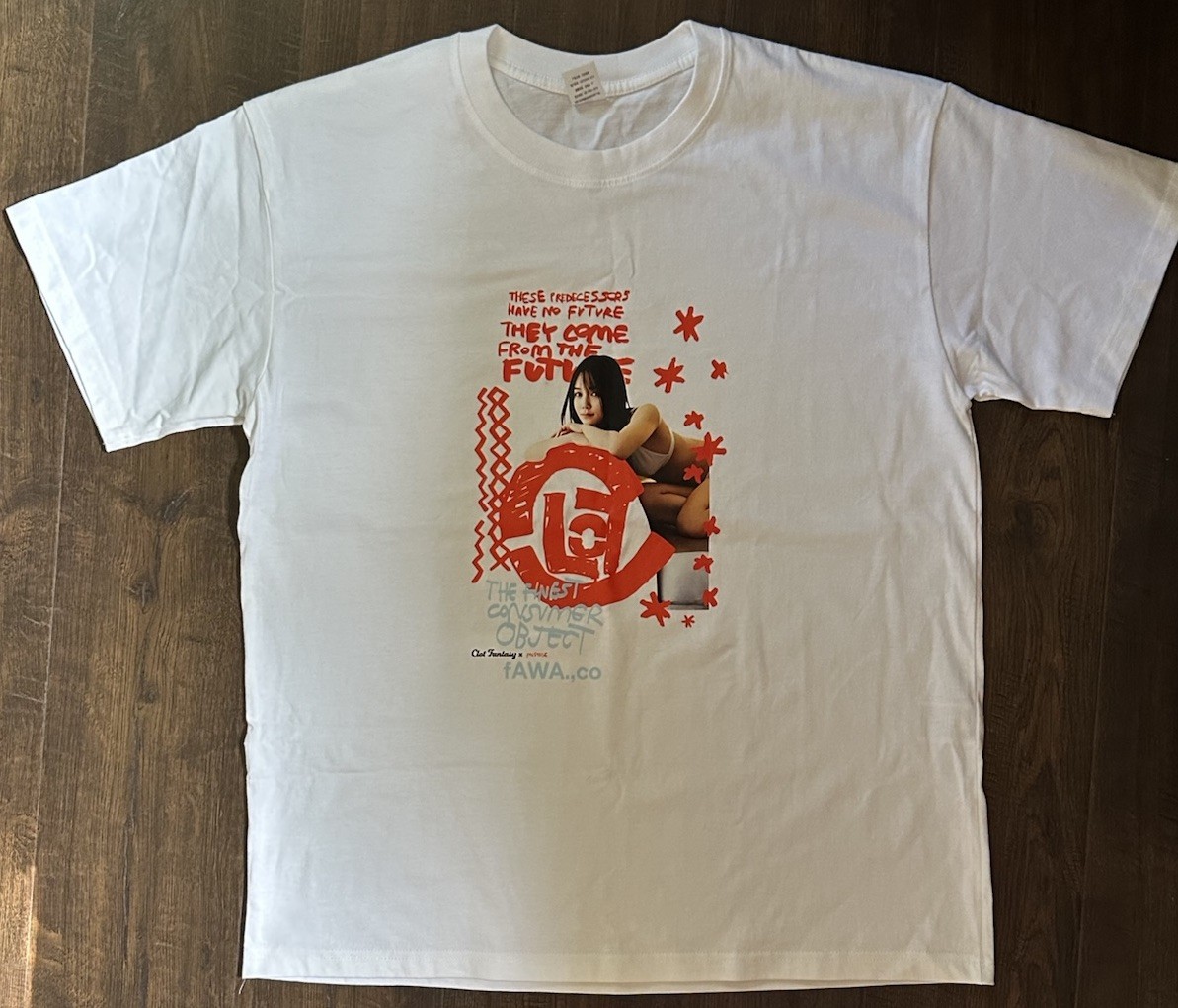 CLOT x fAWA x PRESTIGE “Remu” T Shirt, Made In China, White, Size XL