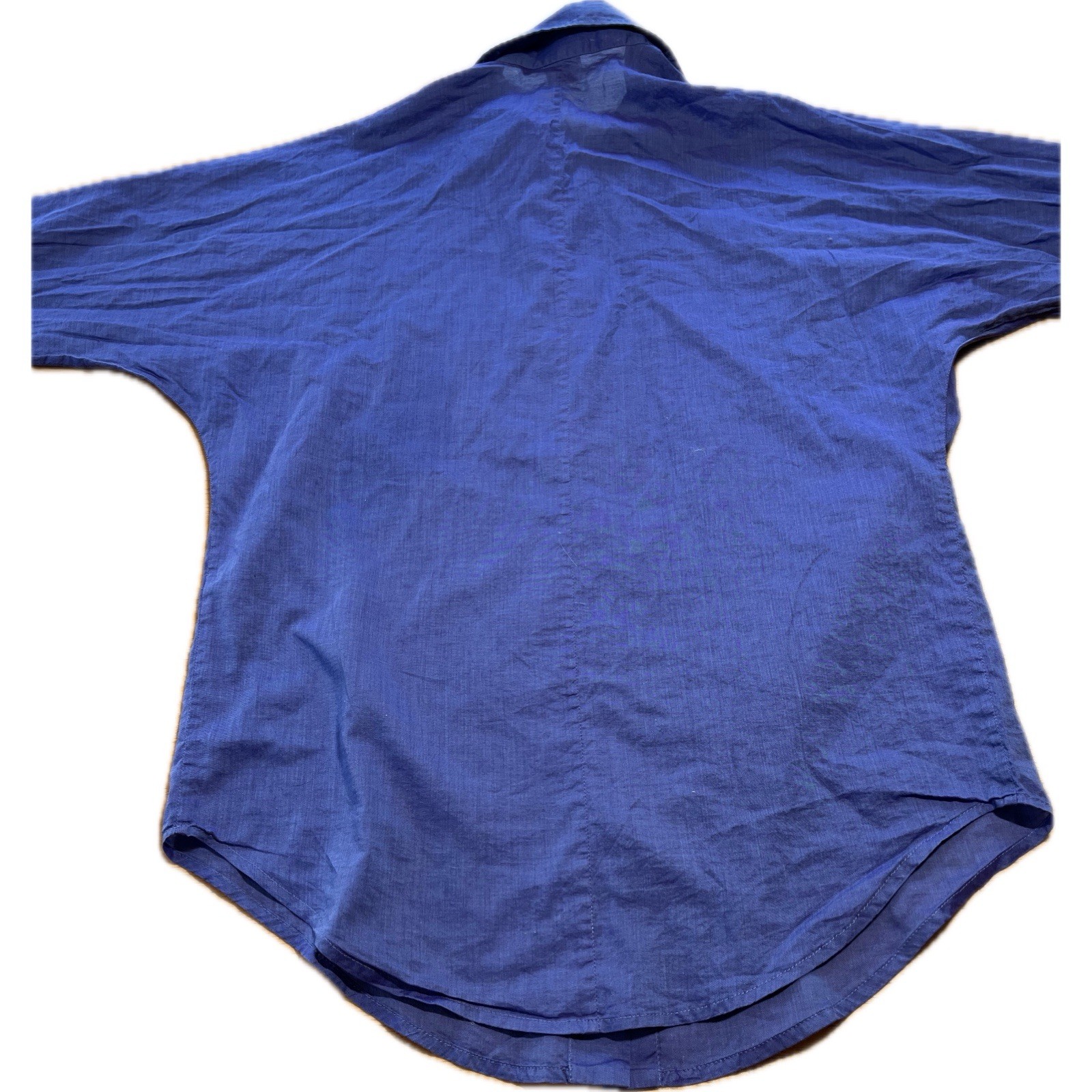 BILANCIONI Men’s Cottton Button Down Indigo Size 40 US Medium