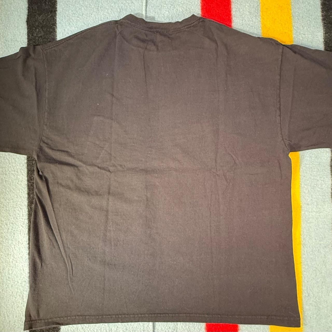 Vintage Early 2000s Horses Drinking Graphic Tee Delta Pro Weight Knit in USA XL