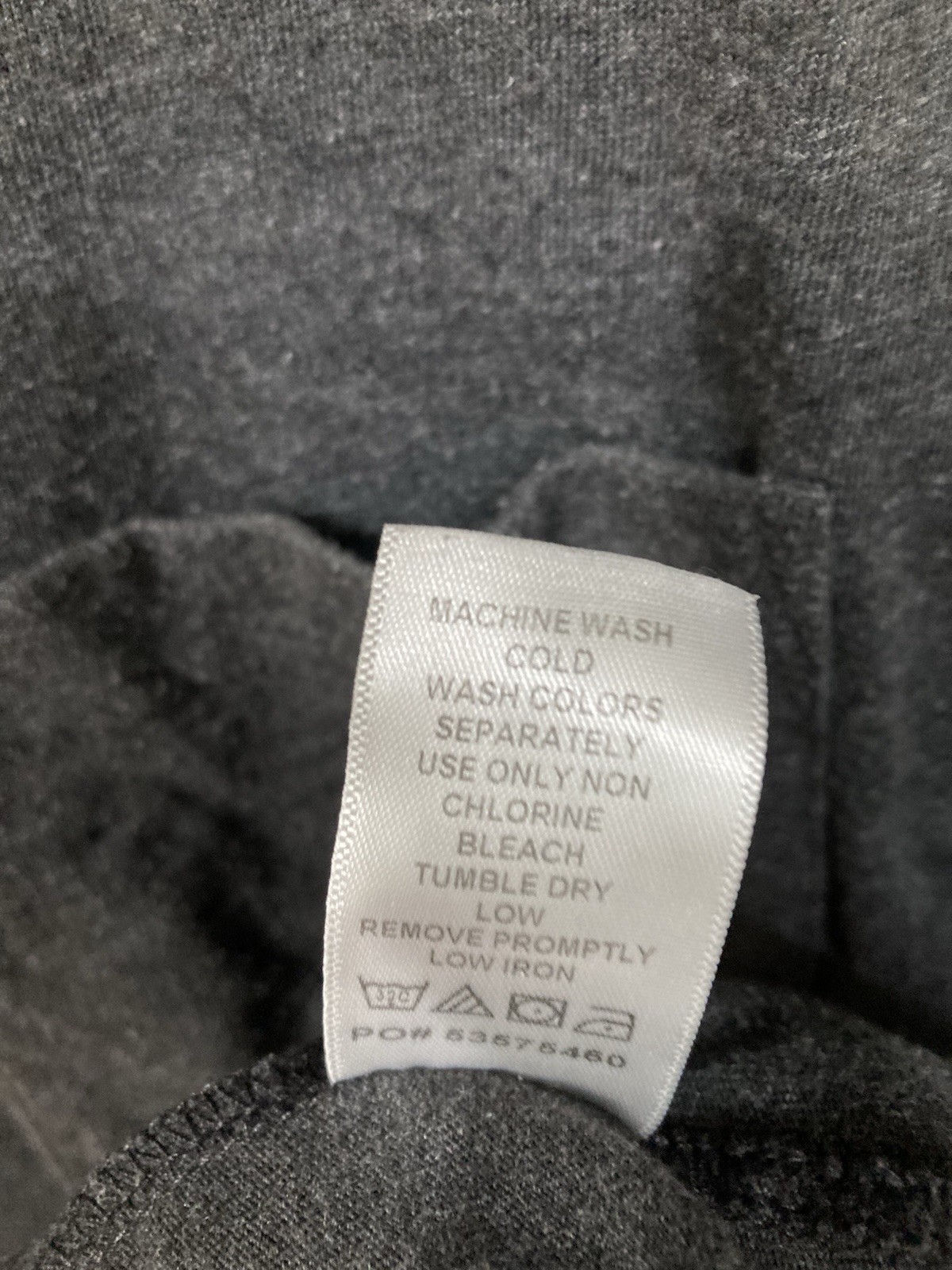 men’s 7xl big Kingsize crewneck s sleeve pocket tee shirt Heather Charcoal Grey