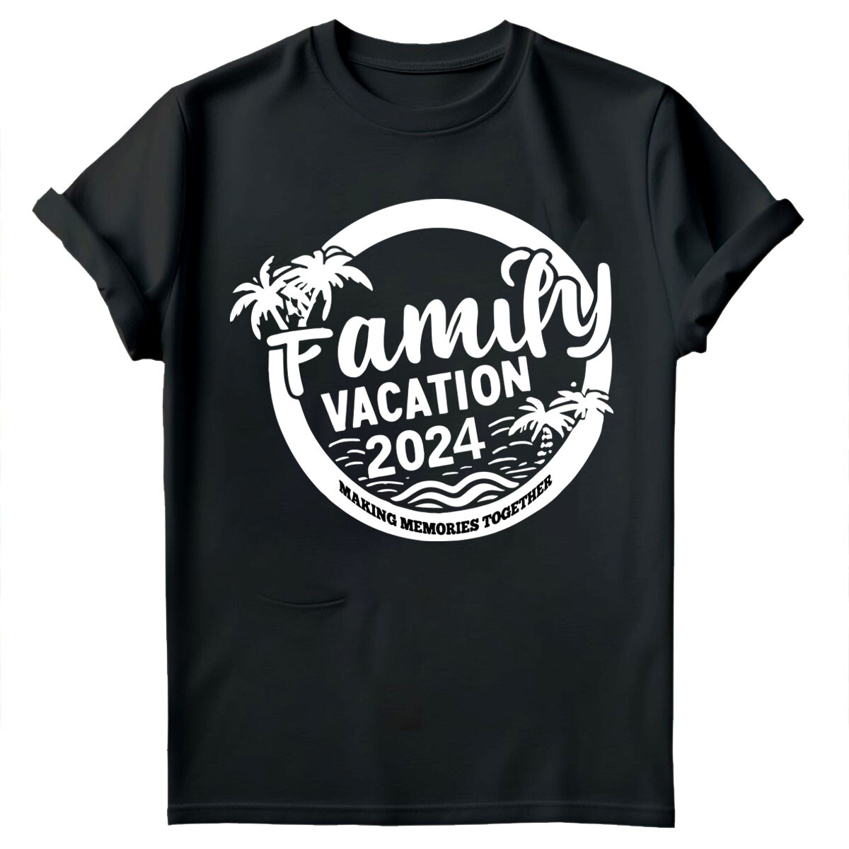 Family Vacation Summer Trip 2024 Beach Party Family Holiday Camp Tee T-Shirt #SD
