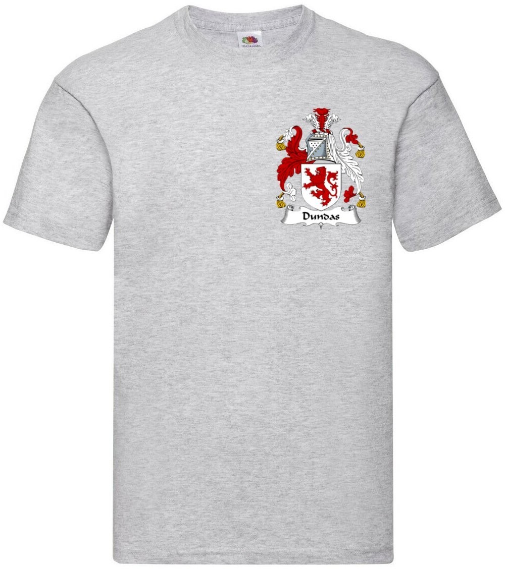 Dundas Scottish Clan Coat Of Arms Scot T Shirt Various Colours And Sizes