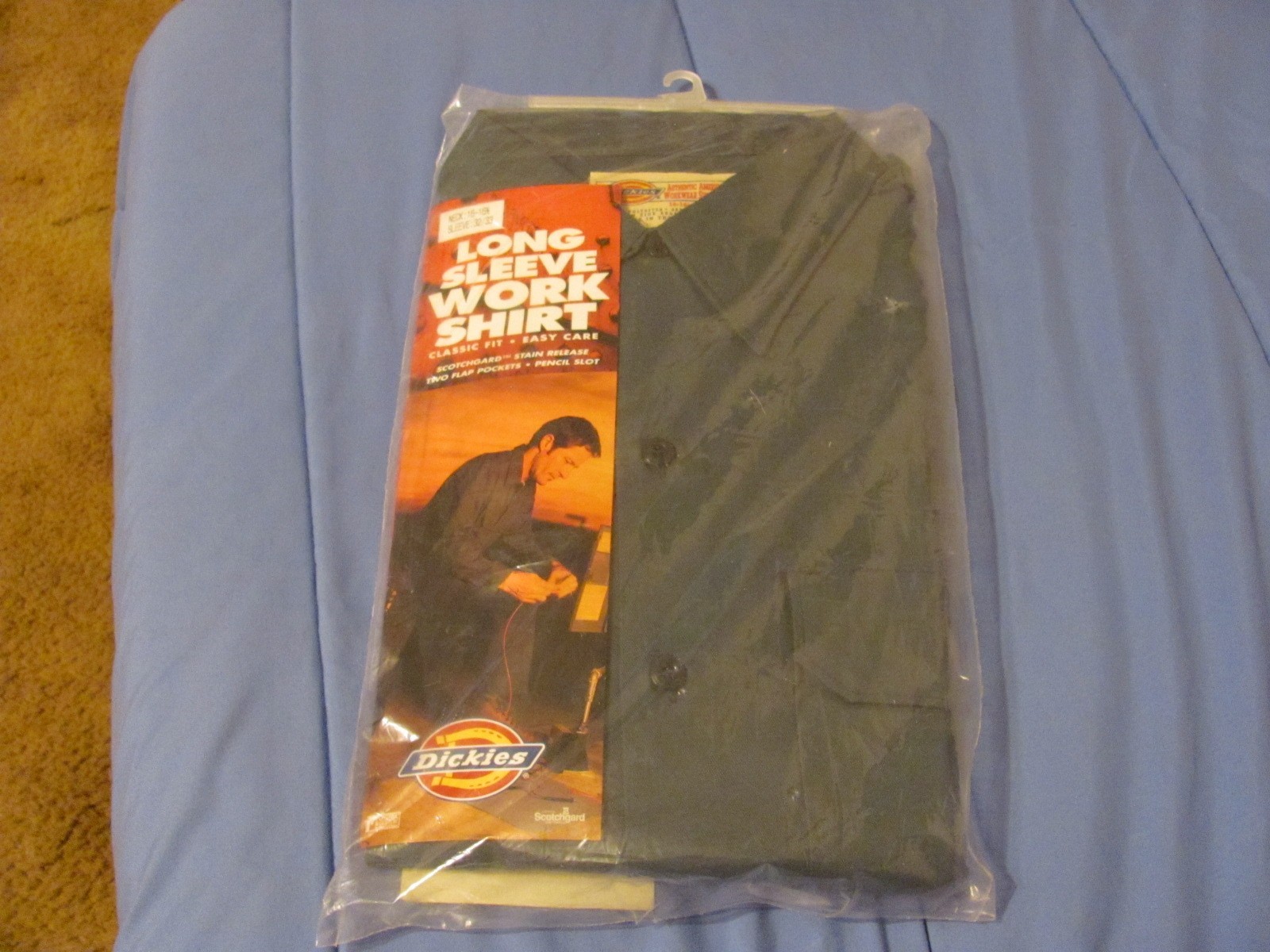 dickies work shirt long sleeve