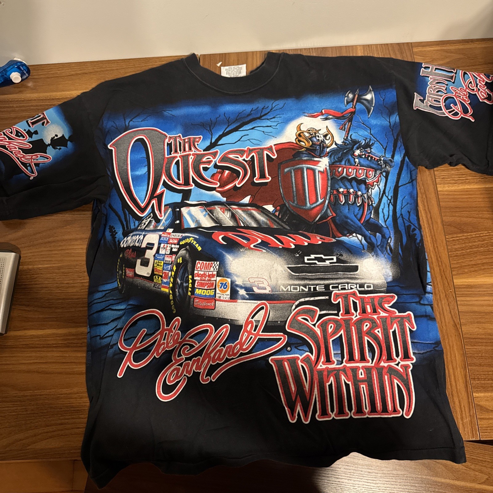 Vintage Dale Earnhardt The Quest The Spirit Within Will To Win T-Shirt Size L