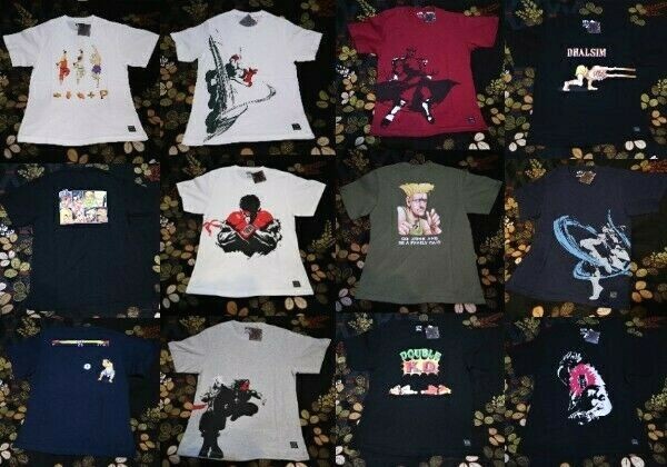 STREET FIGHTER CAPCOM X UNIQLO 100% GENUINE Tee XXS XS S M L XL XXL 3XL 4XL