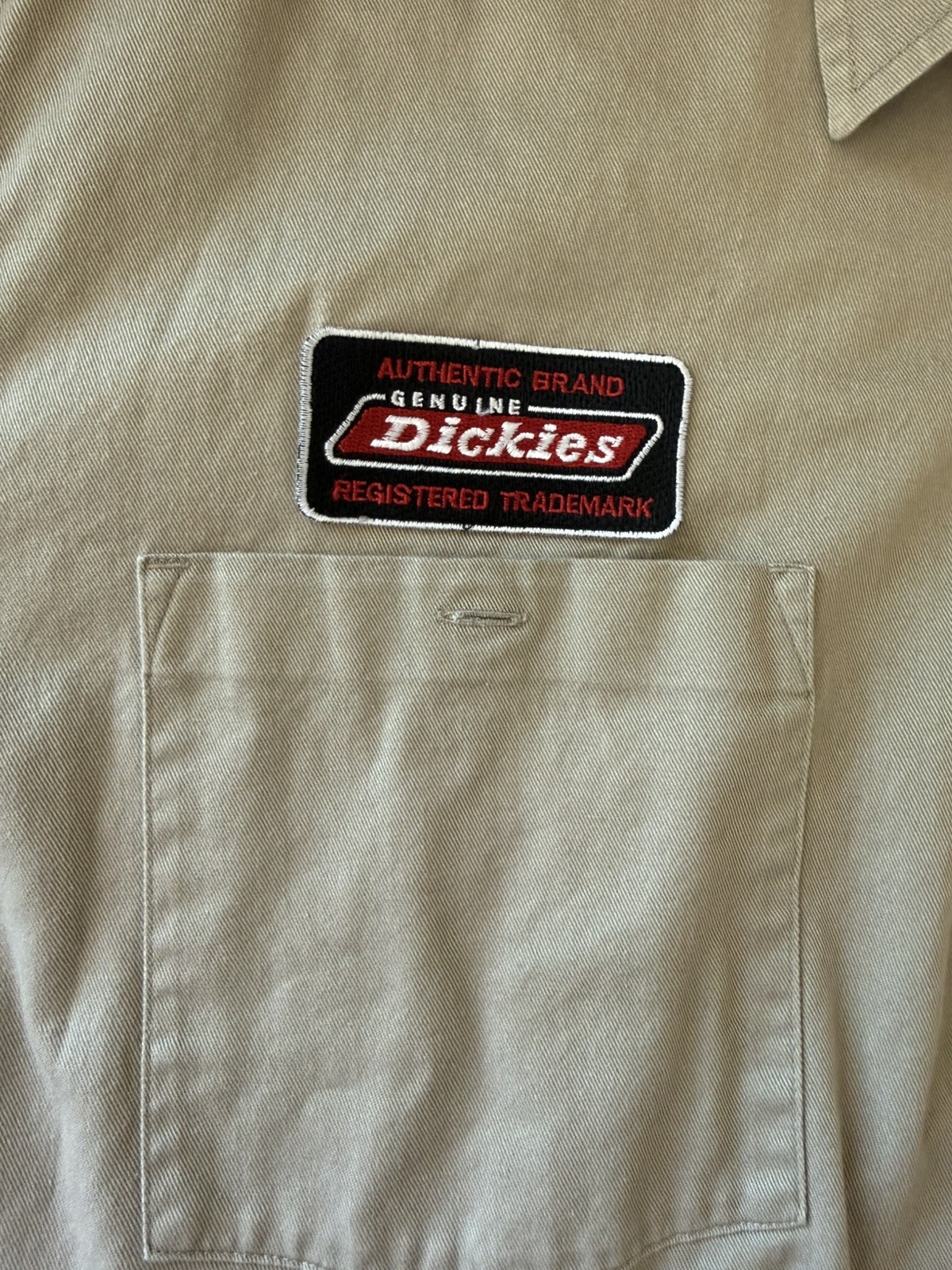 Vintage Dickies Men’s Size 2XL Two Tone Short Sleeve Button Up Shirt