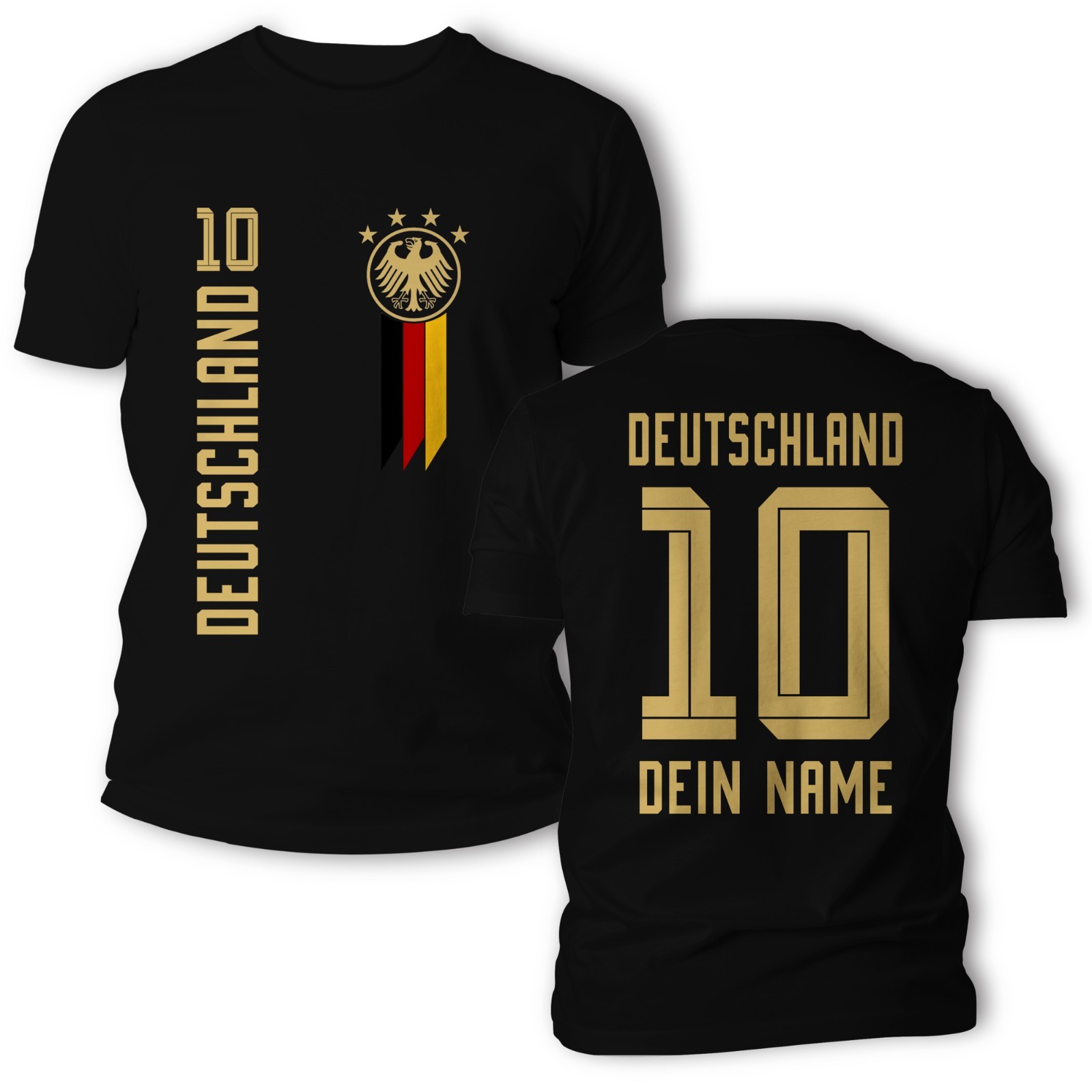 Germany Jersey T-Shirt Adults & Kids World Cup 2026 Gold Classy Fan Gift