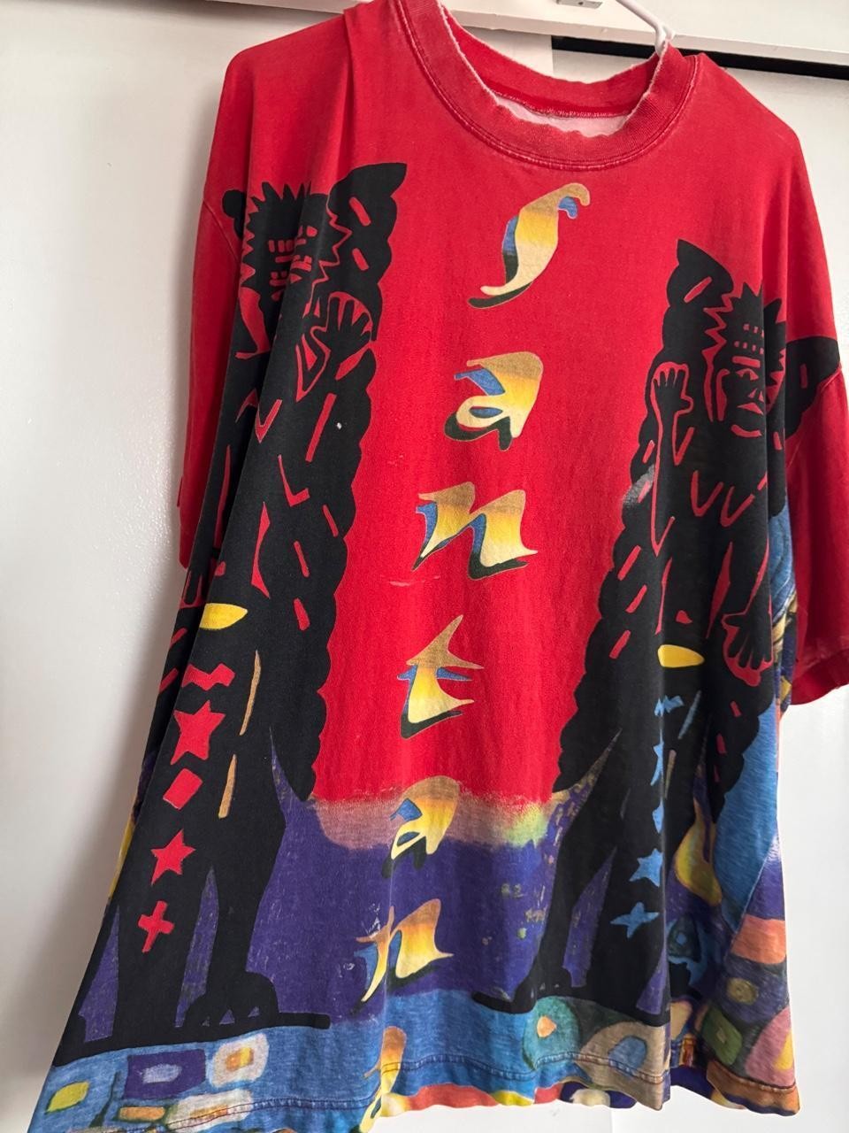 Santana Sacred Fire shirt one size fits all 1990s