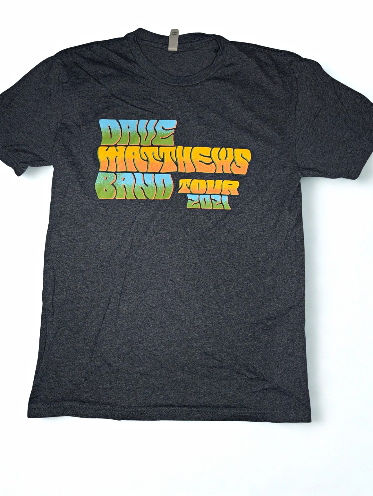 Next Level Apparel Dave Matthews Band Gray Graphic Crew Neck T-Shirt M 6210
