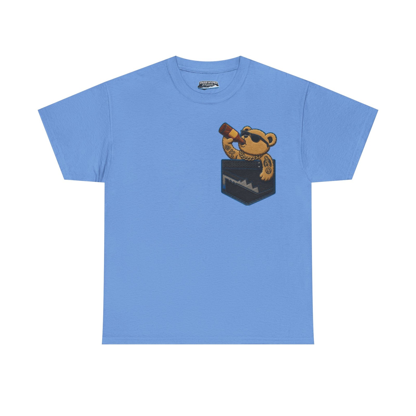 T-Shirt To Match Retro 5 Black Carolina Shoes -FAT POCKET Sneaker Tee