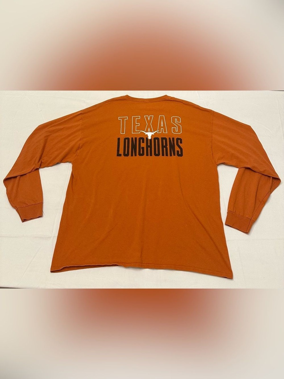 Texas UT Longhorns Long Sleeve Tee XXL Burnt Orange College Football