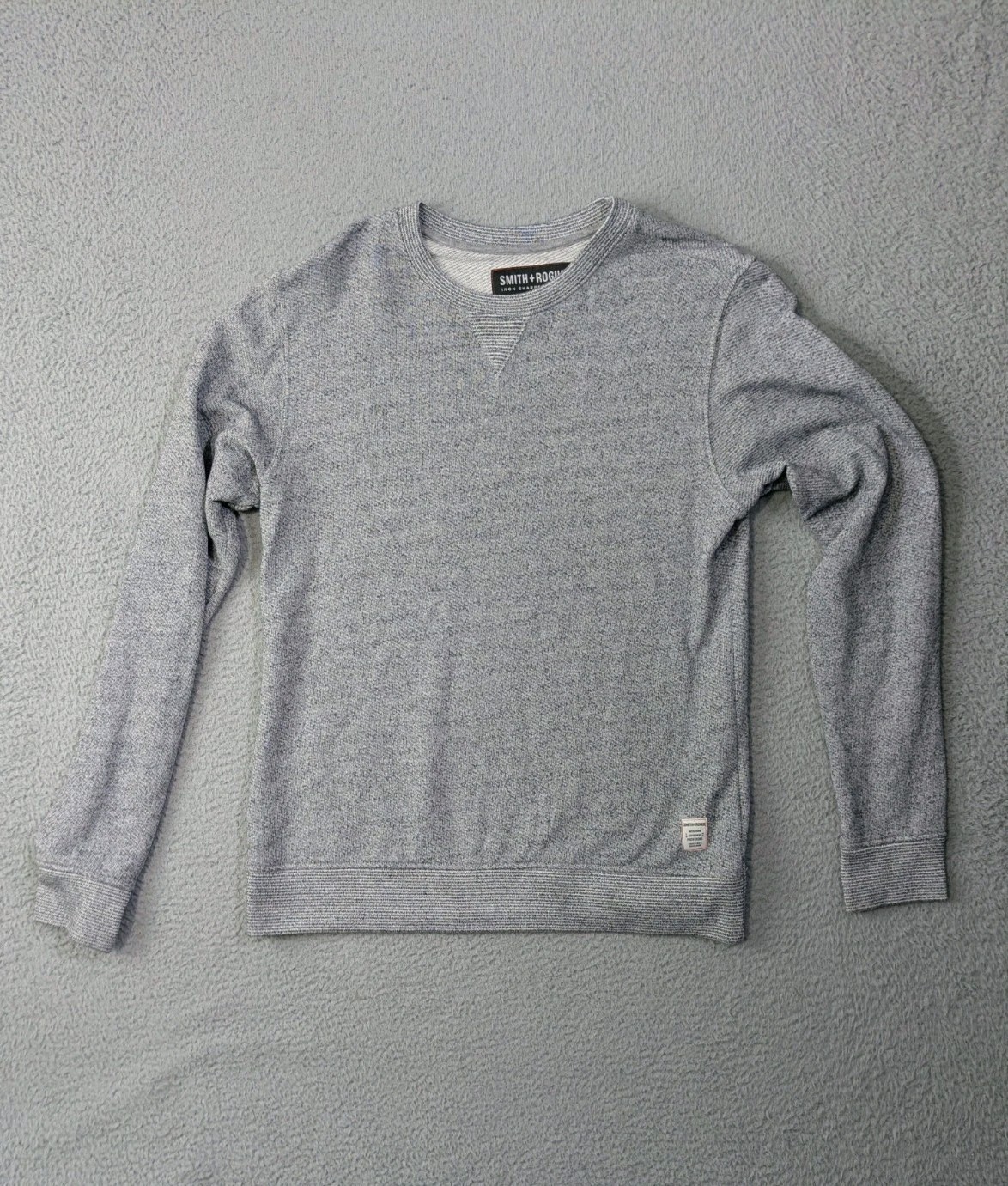Smith and Rogue Shirt Small Sweatshirt Style Long Sleeve Gray Western Pullover