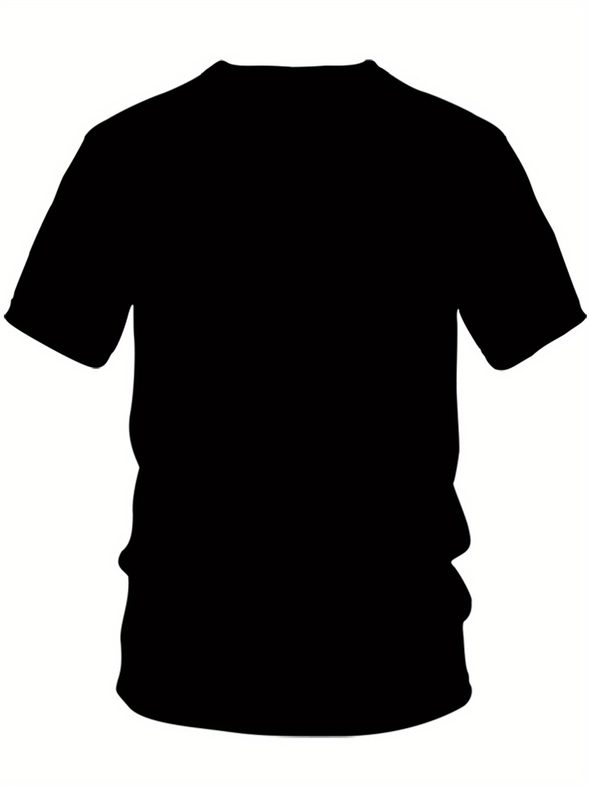 Customizable Mens Short Sleeve Round Neck T-Shirt Summer Casual Sportswear Gift❀