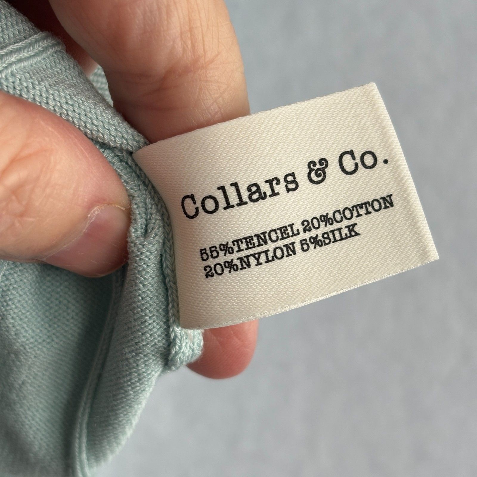 Collars & Co Maranello Polo Men S Light Green Cotton Silk Knit Ribbed Preppy NWT