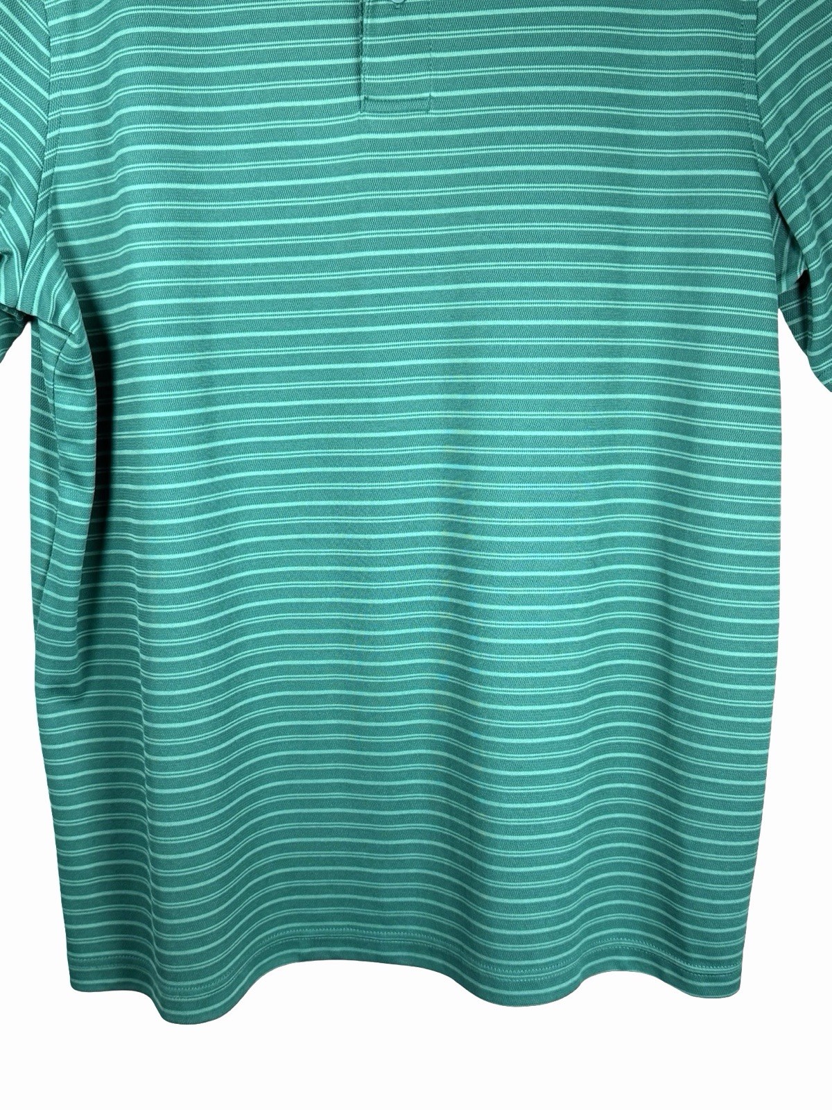 Croft & Barrow Men’s Short Sleeve 2 Tone Green Performance Polo Shirt Size Large
