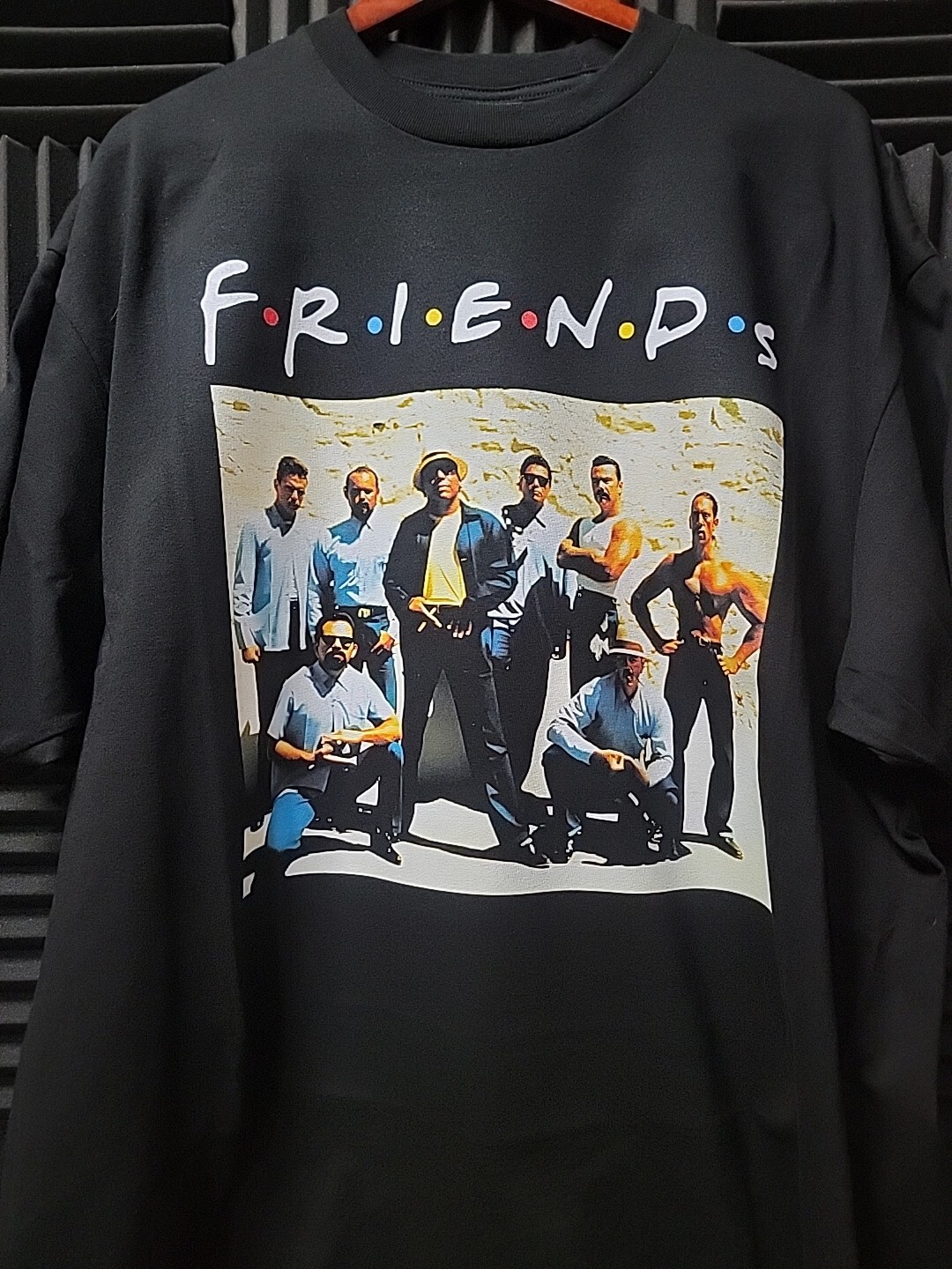 BLOOD IN BLOOD OUT PRISON PIC FRIENDS T SHIRT