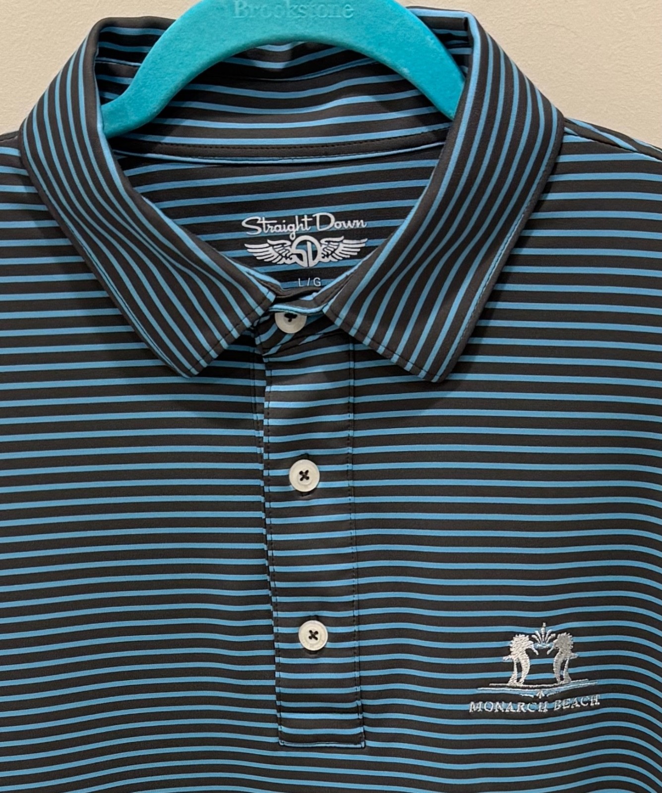 Monarch Beach Dana Point – Straight Down Golf Shirt – Men’s Size Large