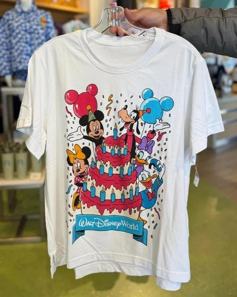 Mickey and Friends Birthday Cake T-shirt S to 5XL