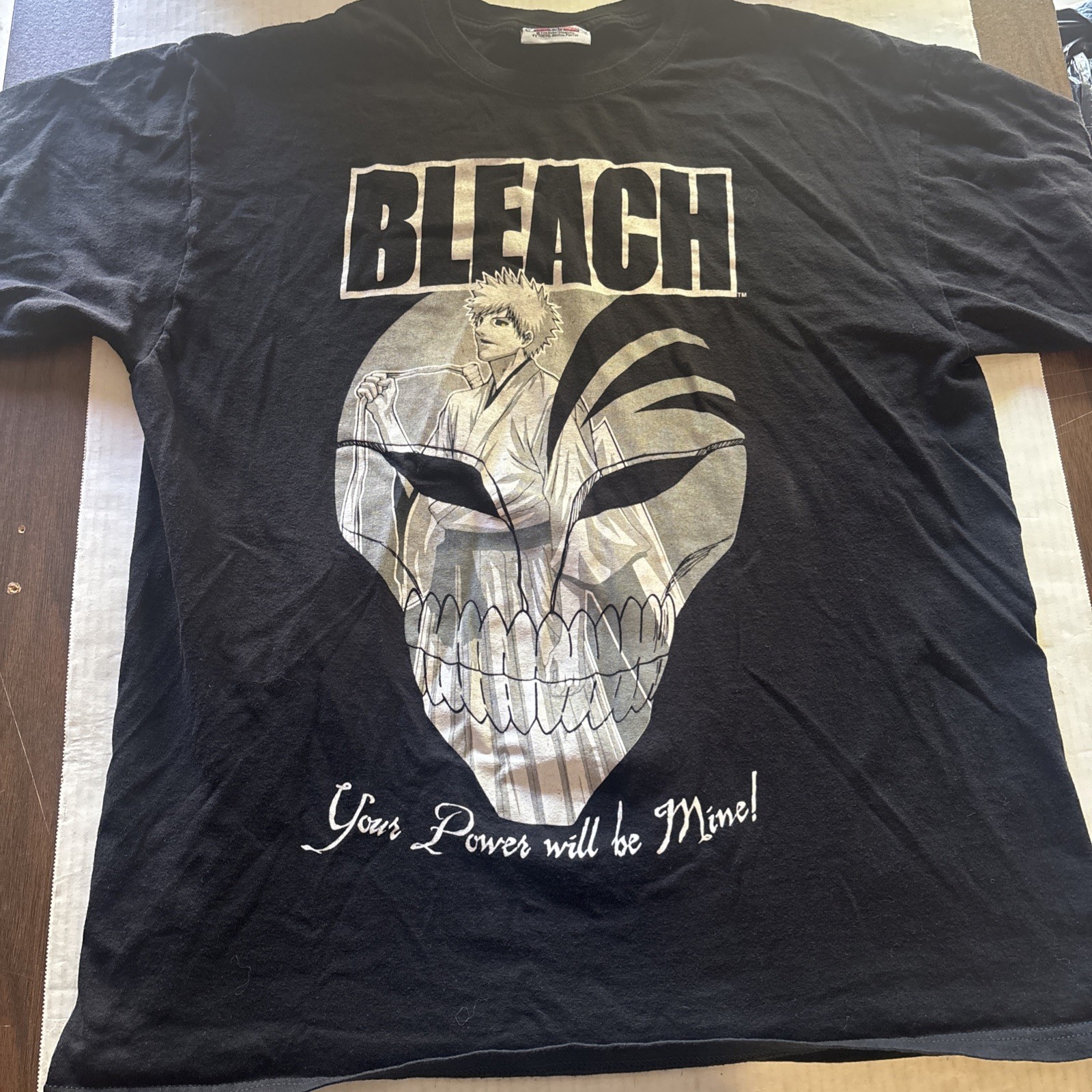 RIPPLE JUNCTION Bleach “Your Power Will Be Mine” T-Shirt Graphic Anime Large?