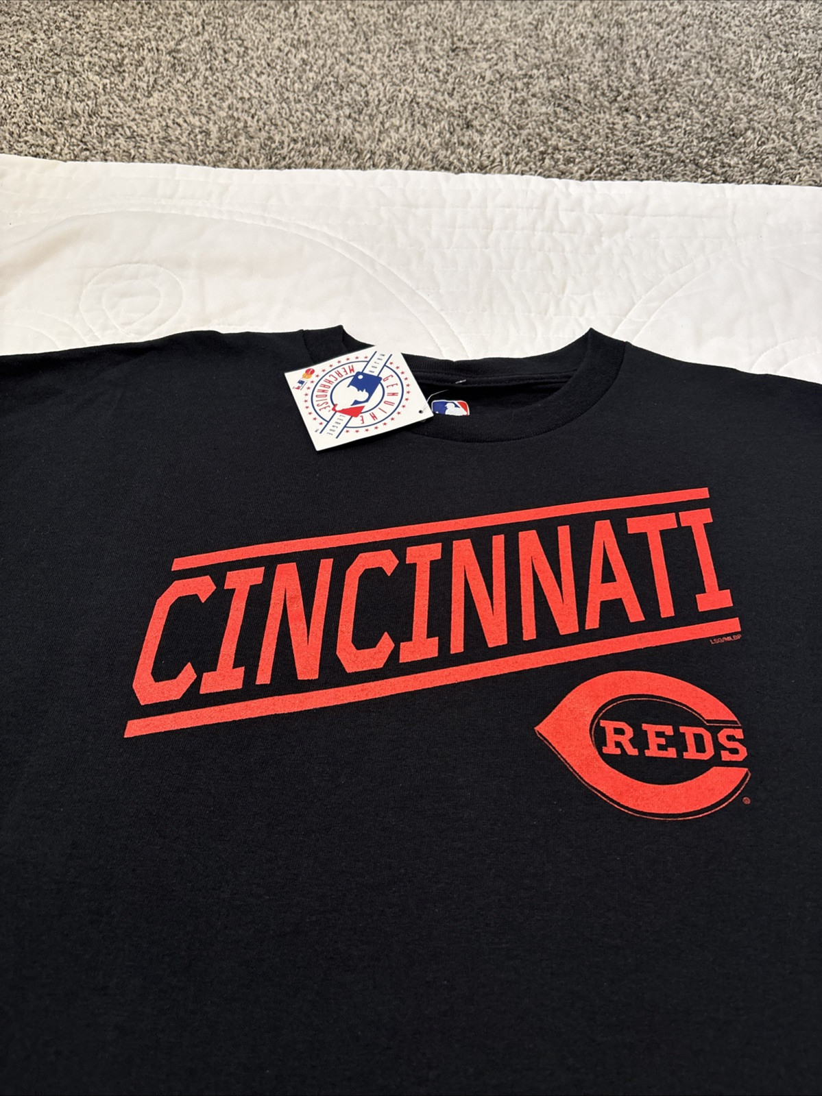 Cincinnati Reds Blackout MLB X-Large Cotton NWT