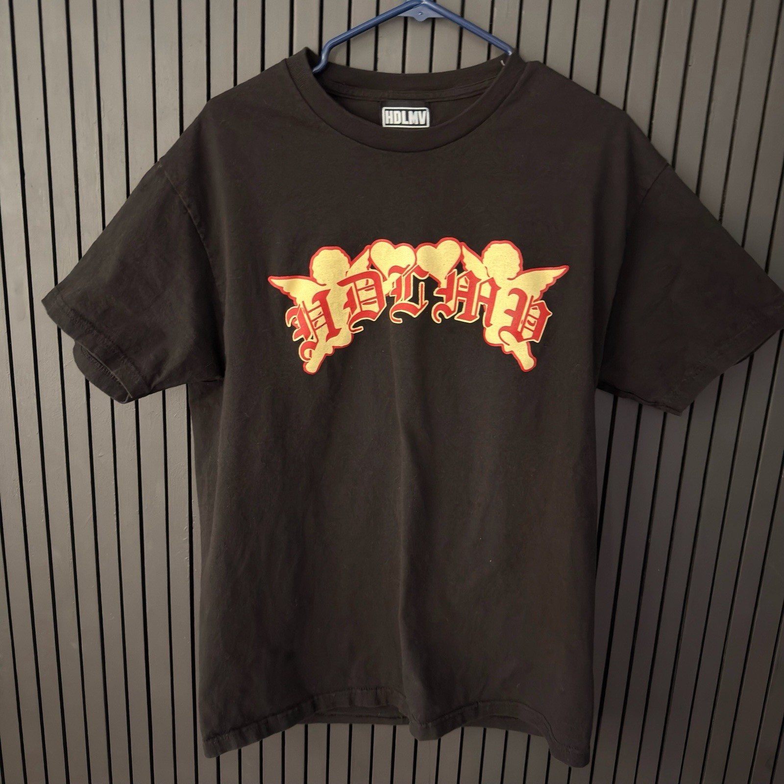 HDLMV American Apparel 1301 Graphic Logo T-Shirt Black Men’s Size L