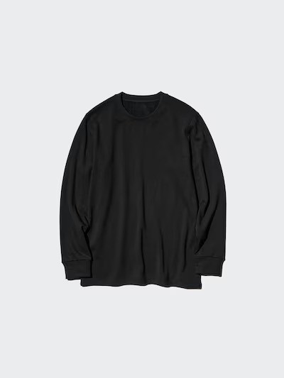 UNIQLO HEATTECH Ultra Warm T-Shirt Crew-Neck Long-Sleeve XS-4XL Men 479525 NWT