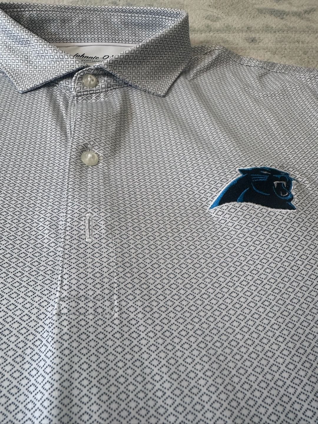 LG – Johnnie-O Carolina Panthers Performance Polo Shirt