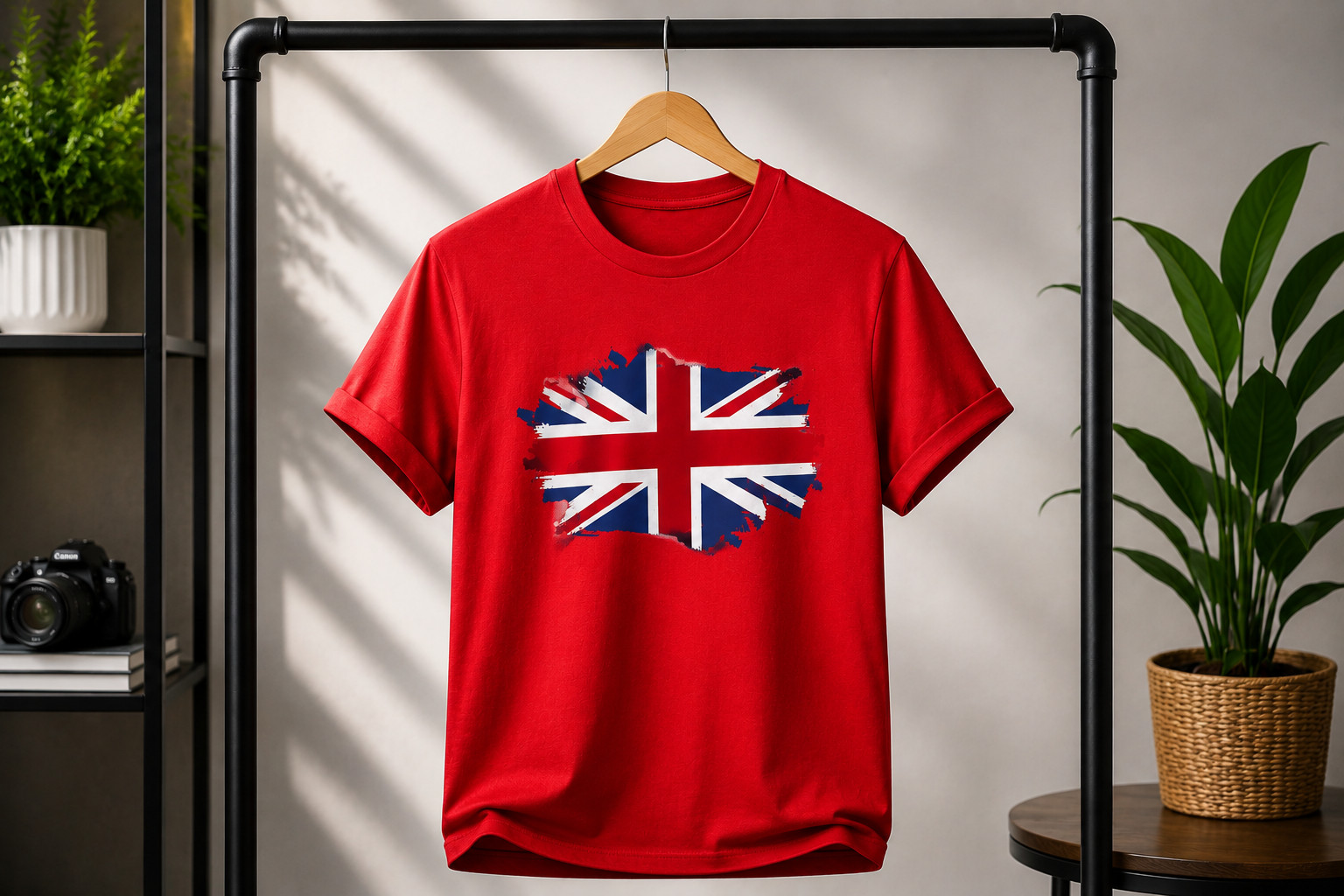 UK Flag TEE| British Union Tee | UK Graphic | Lightweight Gift