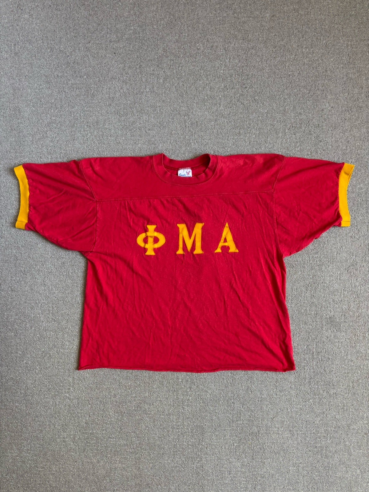 Vintage Russell Athletic Fraternity College Football T-shirt Made In USA XL