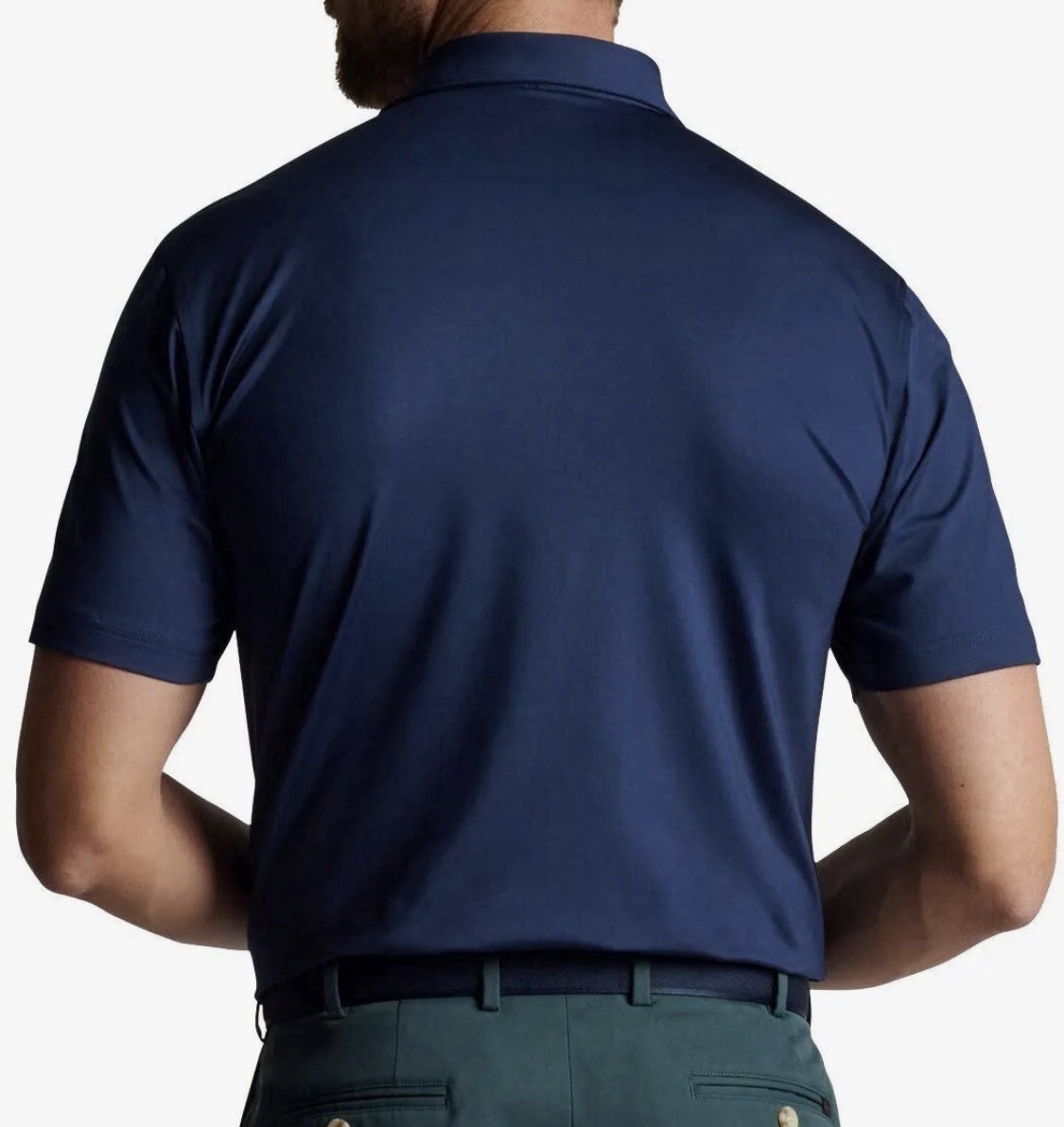NEW Peter Millar Mens Solid Performance Jersey Polo Golf Shirt Authentic