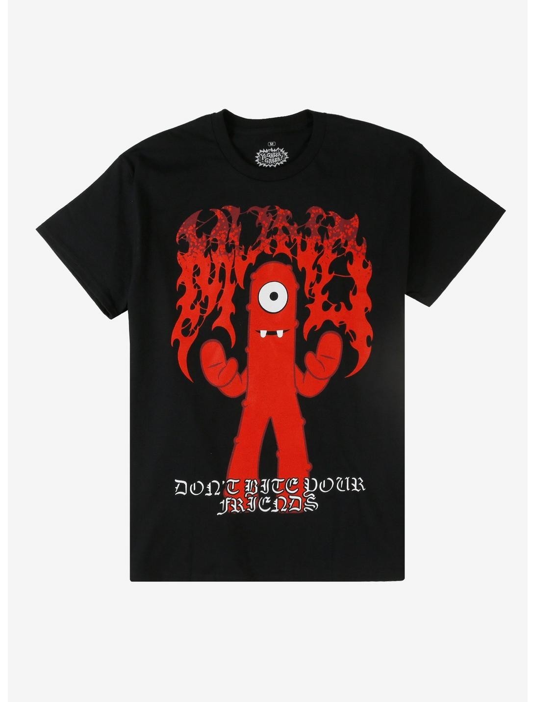 You gabba gabba muno metal tshirt, cute monster graphic shirt