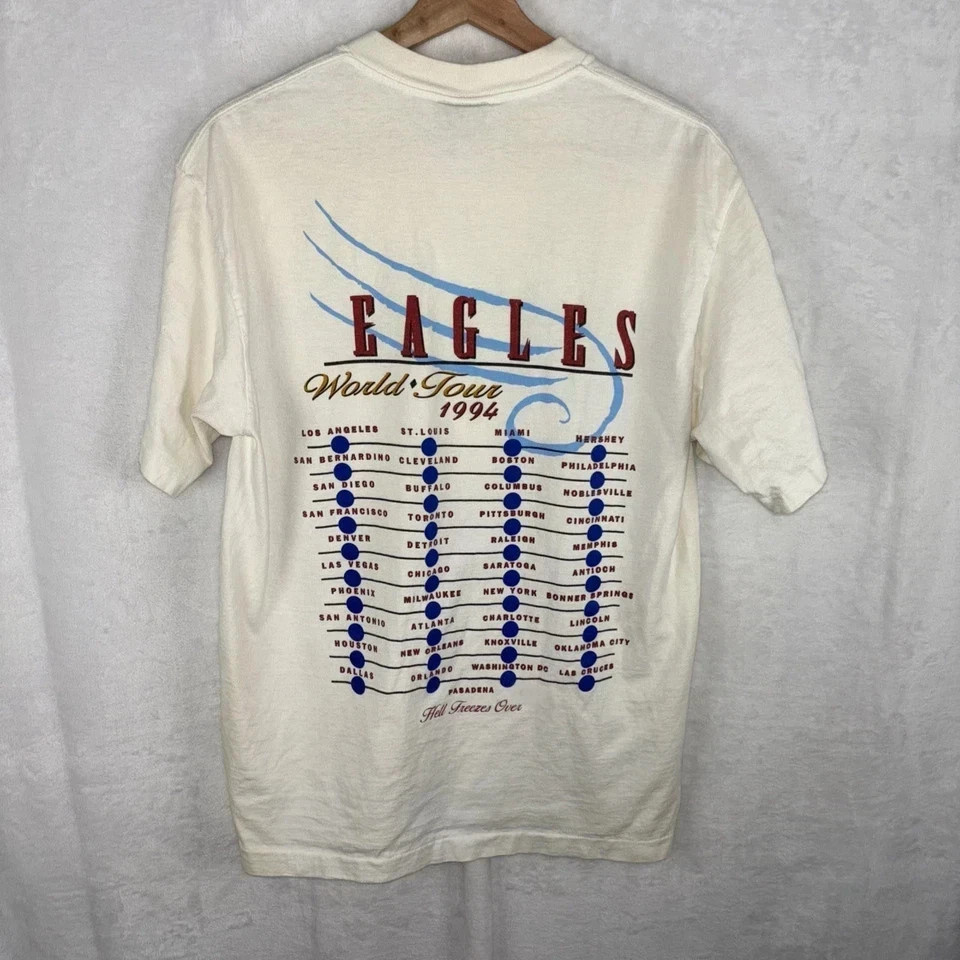 “Vintage 1994 Eagles Hell Freezes Over Tour Rock Band T-Shirt “