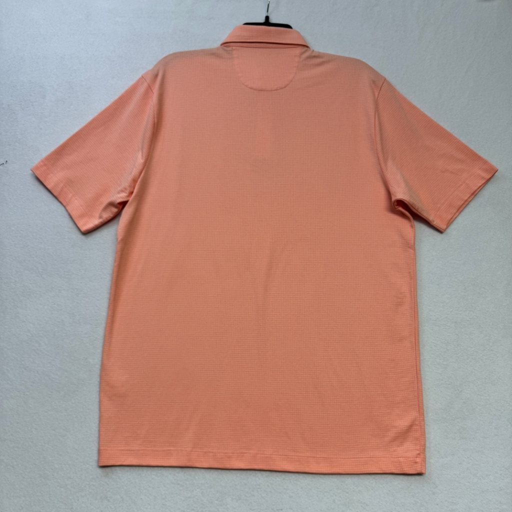 Roundtree & Yorke TravelSMART Mens S Polo Shirt Orange Golf NWT $49.50 Retail