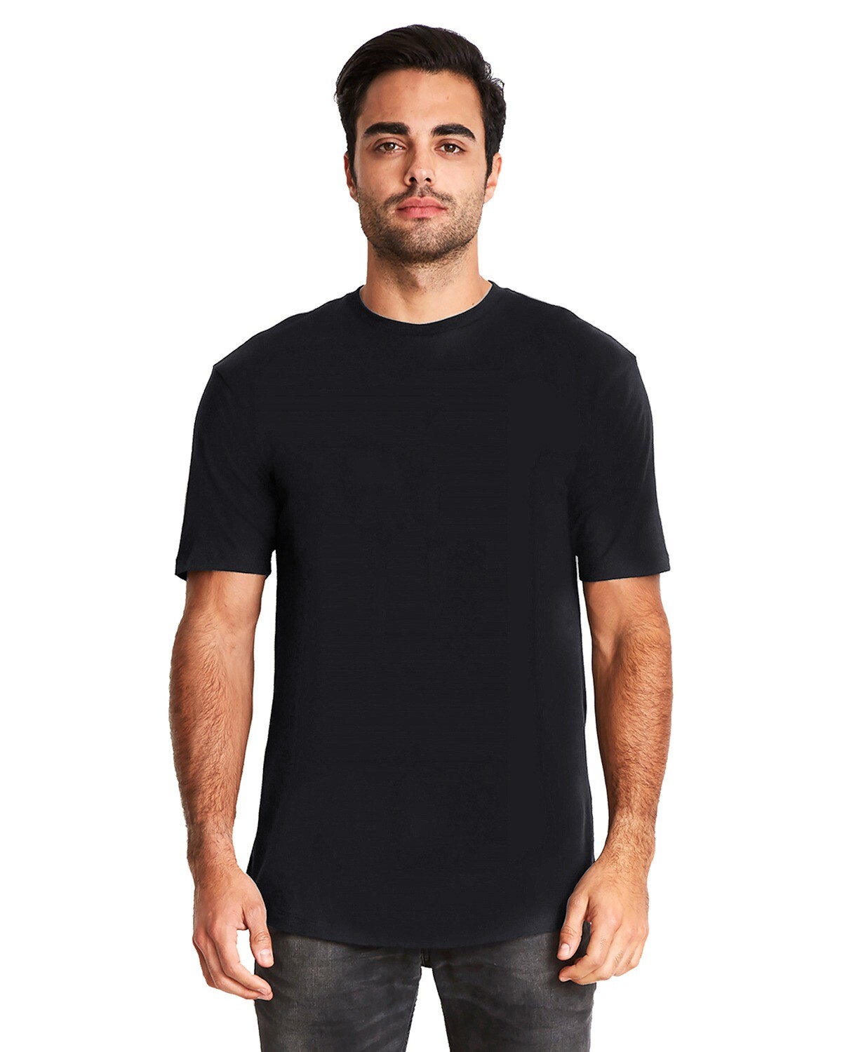 Next Level Apparel 3602 Men’s Cotton Long Body Crew Short Sleeve Stylish T-Shirt
